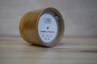 Handmade Ceramic Candle - Light Brown Clay / Mother Of Pearl Glaze